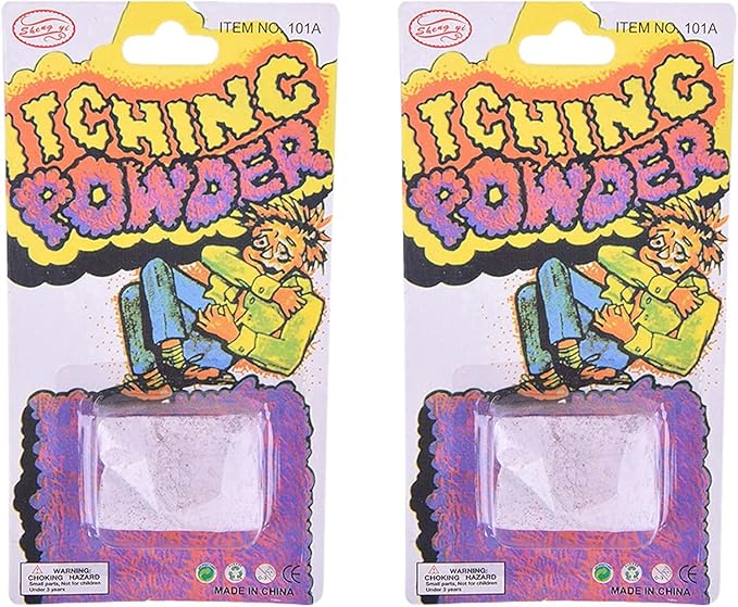 2Pcs Purple Funny Itching Powder Safe