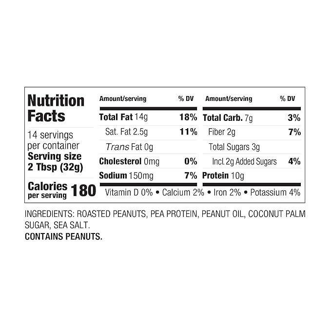 PBfit Peanut Butter, Protein-Packed Spread, Peanut 16 Oz 2)