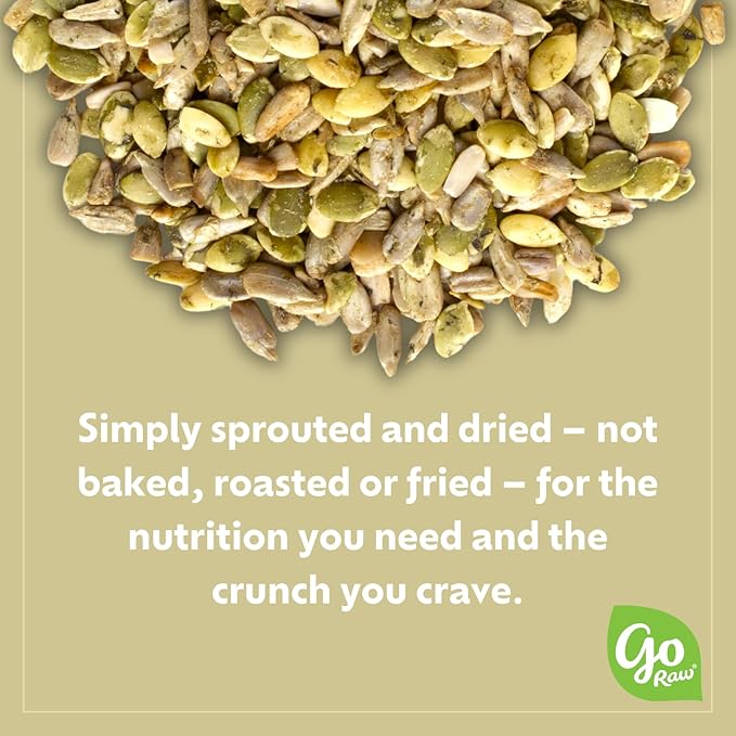 Go Raw , Sprouted Pumpkin and 14 oz(Single) (71450-64157), .0 .0 Oz, 1 Pound 16.0 Ounce