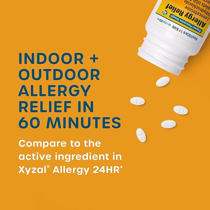 HealthCareAisle Allergy Relief 5 mg, 160 Tablets 180 mg 90 Tablets