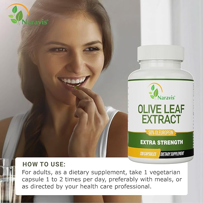 Olive Leaf Extract 4-Month Supply 50% Oleuropein