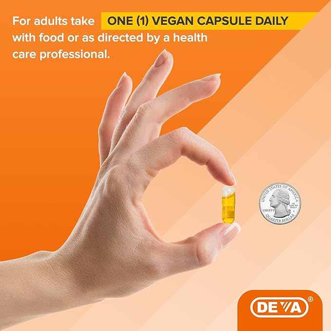 DEVA Vegan Flaxseed Oil 90 Vcaps
