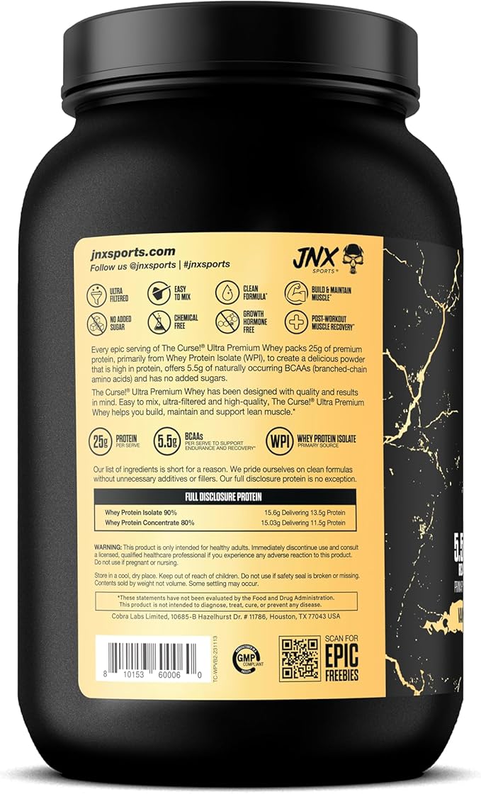 JNX SPORTS The Curse! Ultra Premium 2lb | 25g Protein