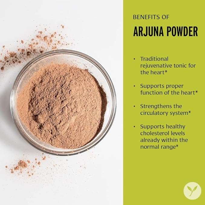 Banyan Botanicals Organic Arjuna Powder – 1/2 lb.