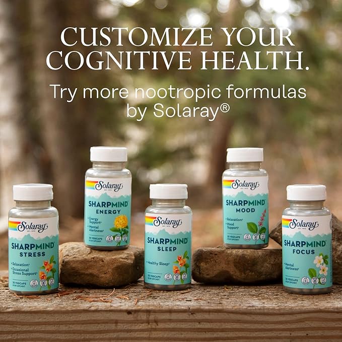 Solaray SharpMind, Cognitive Support Formula 60 VegCaps