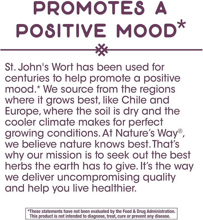 Nature’s Way St. John’s Wort Premium 90 Capsules