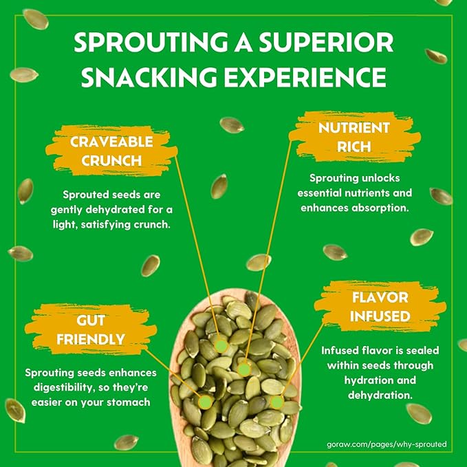 Go Raw Organic Sprouted Pumpkin Seeds, 14 oz,