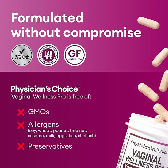 Physician's CHOICE Vaginal Probiotics for Women 6B CFU 60 CT
