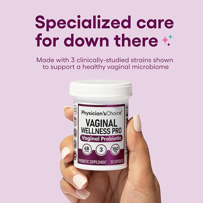 Physician's CHOICE Vaginal Probiotics for Women 6B CFU 45 CT