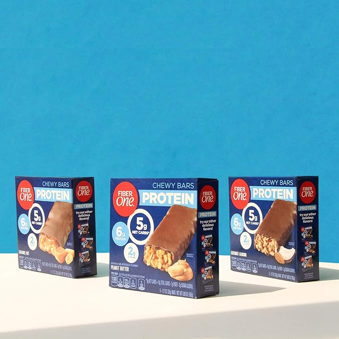Fiber One Protein Chewy Bars, Coconut Almond, 5 ct.