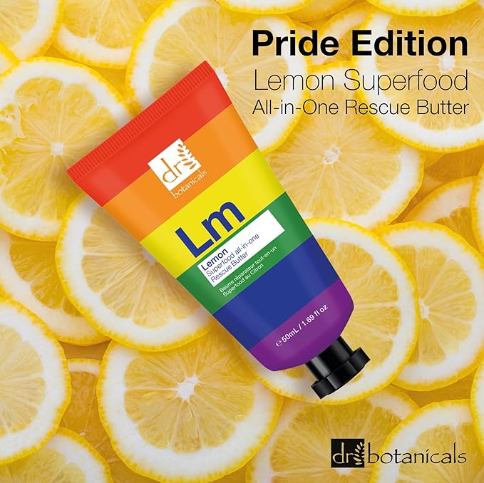 DR BOTANICALS 50ML RESCUE BUTTER LEMON SUPERFOOD PRIDE EDITION