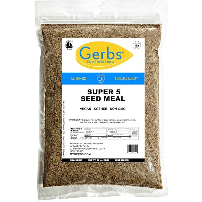 GERBS Ground Super 5 Seed Protein 2 LB. 14 Food