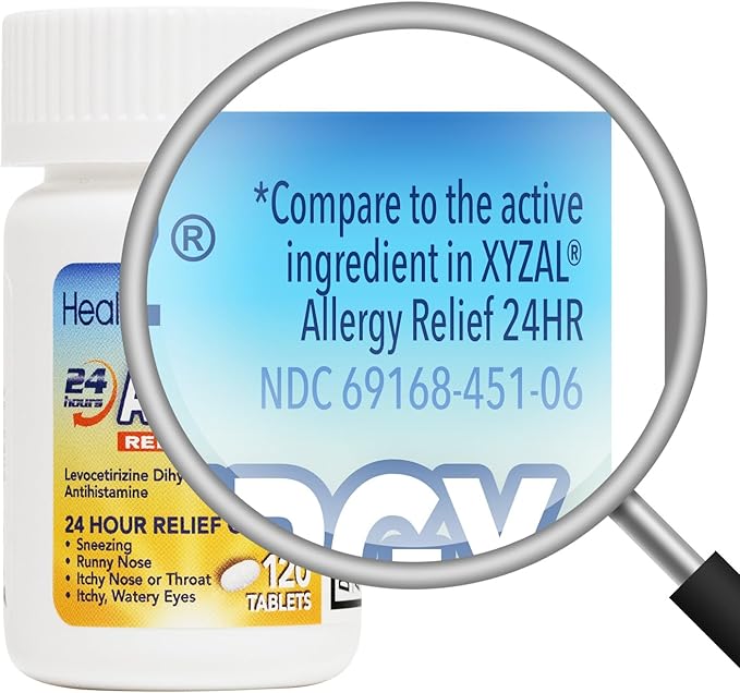 HealthA2Z® Allergy Relief 5mg | 24 Hours (120 Counts)
