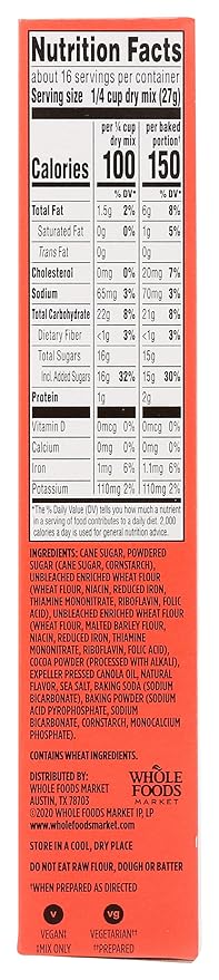 365 by Whole Foods Market, Chocolate Fudge Brownie Mix, 15 Ounce