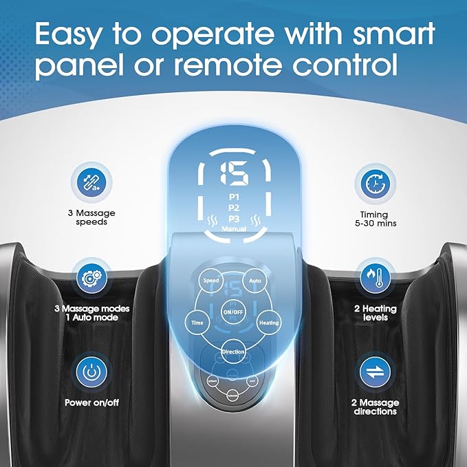 TISSCARE Shiatsu Foot Massager with Heat: