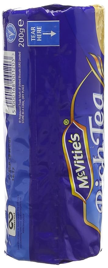 McVitie's Simply Classic Rich Tea Biscuits, 7.05-Ounce Package (Pack of 6)