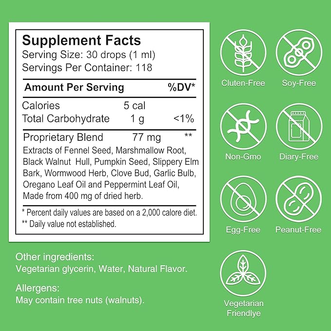 Advanced Intestinal Health Support for Humans: (4 Oz)
