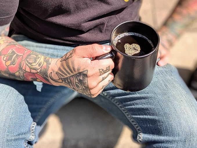 Hardcore Ground Coffee, High Caffeine, Strong Roast, 16 Oz