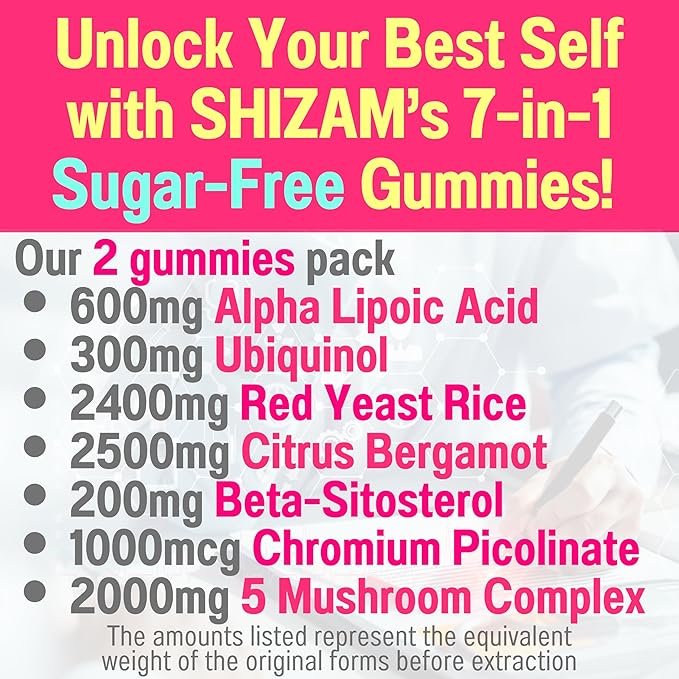 Red Yeast Rice Alpha Lipoic Acid CoQ10 Citrus