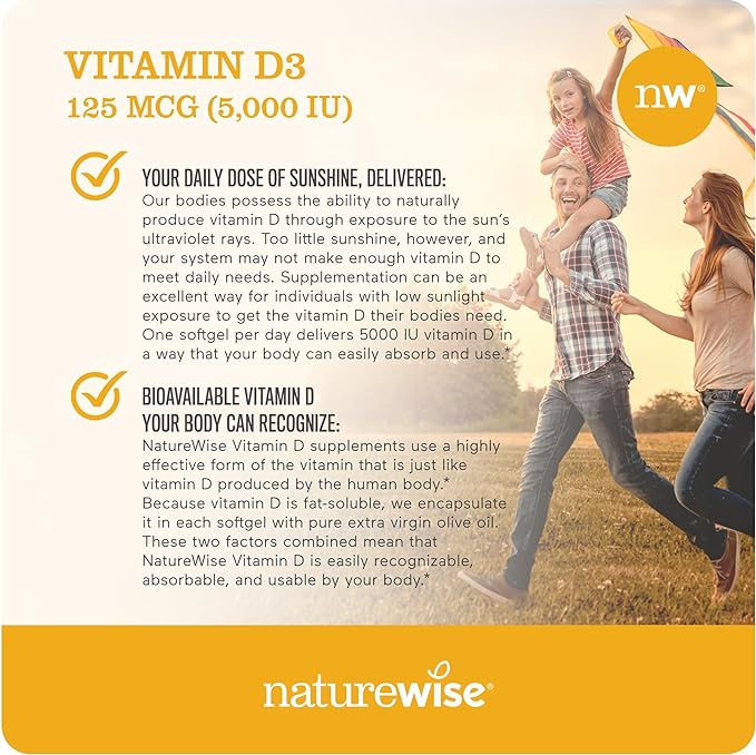 NatureWise Vitamin B12 1000 mcg 60 D3 5000iu 5000iu 30 30 Count