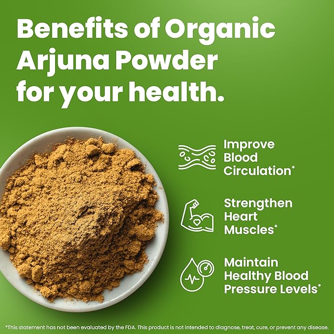 Organic Arjuna Powder 12 oz