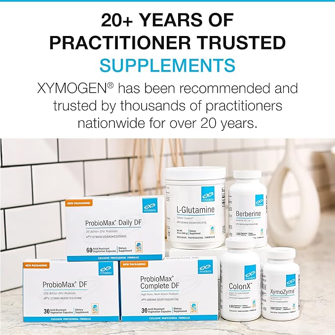 XYMOGEN ColonX - Supports GI Motility, (60 Capsules)