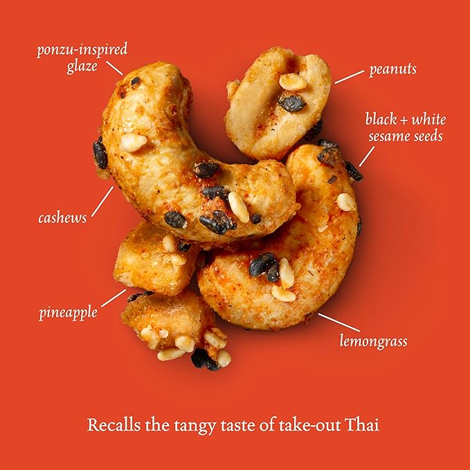 Sahale Snacks Thai Cashews Glazed Mix, 4 Ounces 6)
