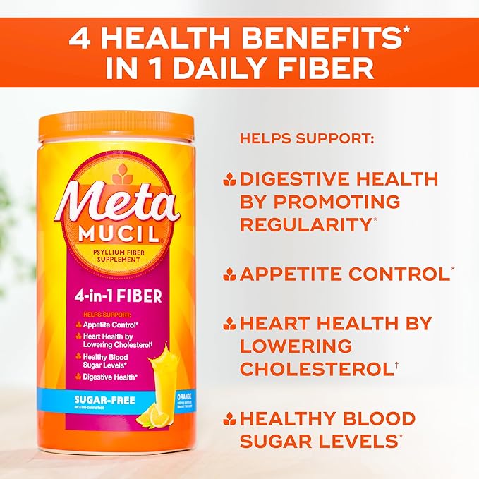 Metamucil 4 in 1 Daily Fiber 180 teaspoons