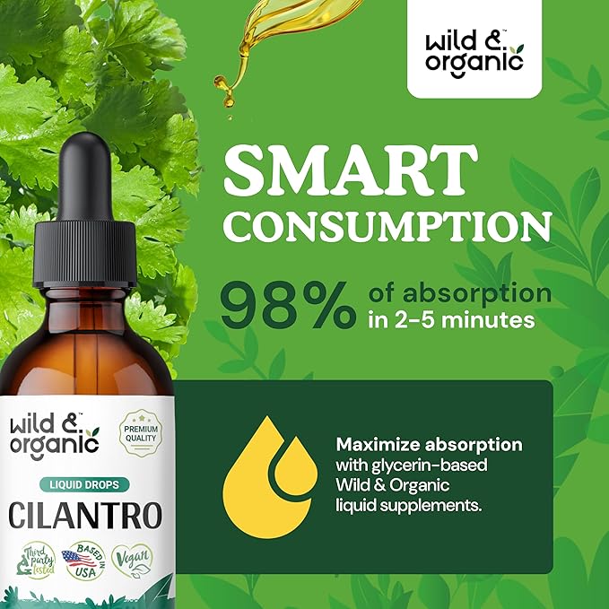 Cilantro Tincture - Detox Cleanse w/Cilantro 2 oz