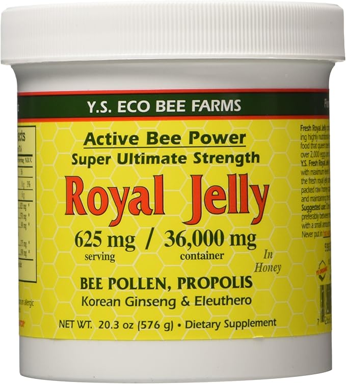 Fresh Royal Jelly + Bee Pollen, 36,000mg Y.S. 20.3 oz