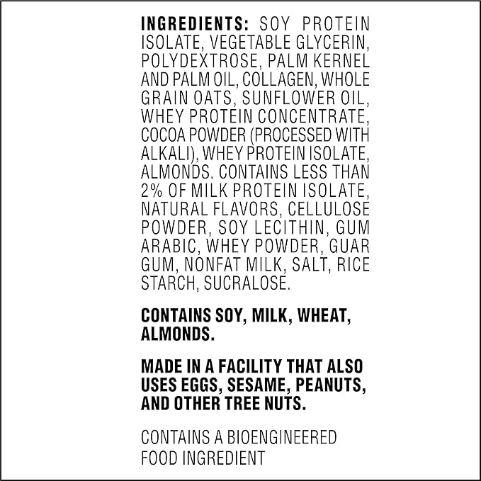Atkins Chocolate Chip Granola Protein Meal Bar, High Fiber, 17g Protein, 1g Sugar, 3g Net Carbs, Meal Replacement, Keto Friendly, 12 Count
