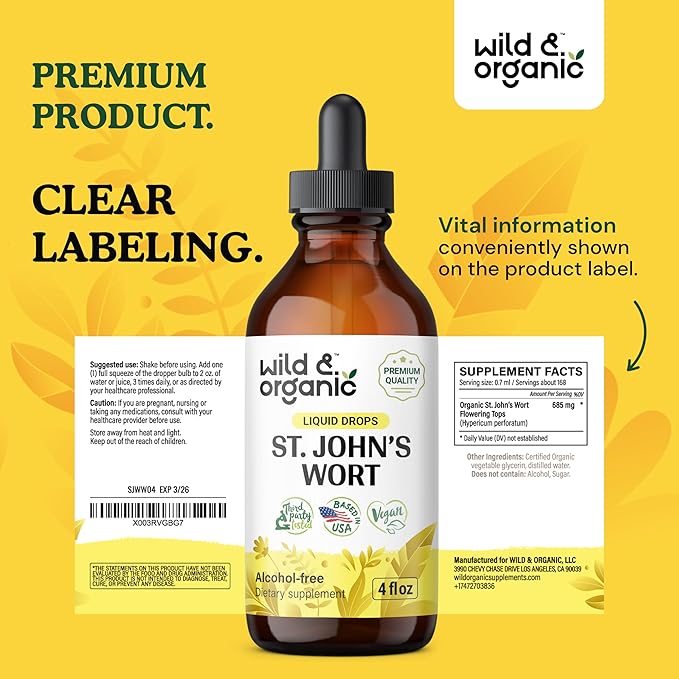 St Johns Wort Tincture 4 fl