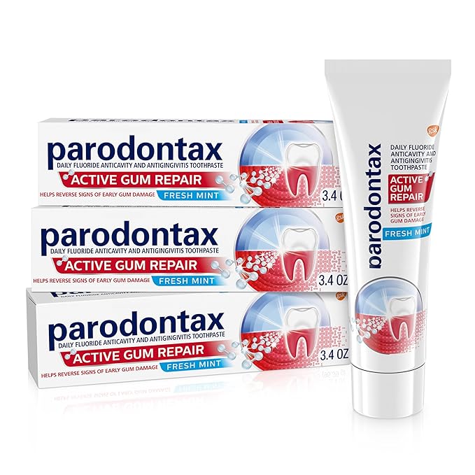 Parodontax Active Gum Repair Toothpaste, Toothpaste 3.4 Oz 3