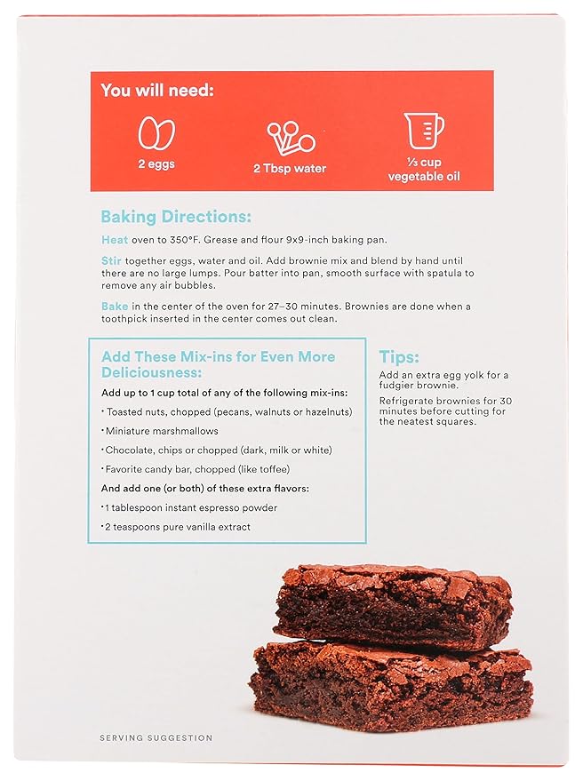 365 by Whole Foods Market, Chocolate Fudge Brownie Mix, 15 Ounce