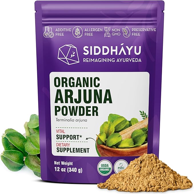 Organic Arjuna Powder 12 oz