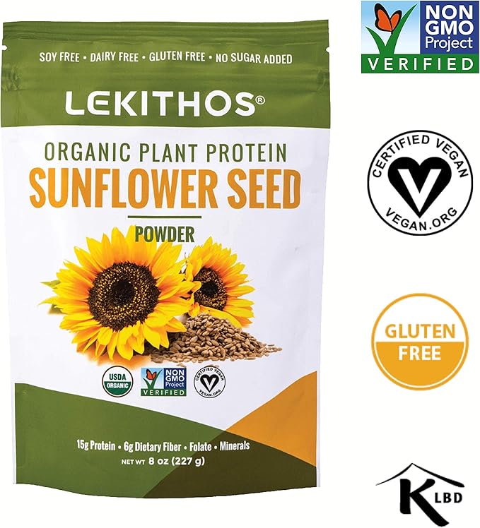 Organic Sunflower Protein Sunflower 8 oz 15g Protein
