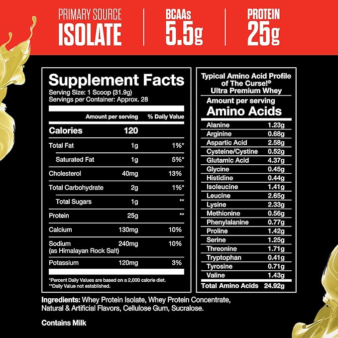 JNX SPORTS The Curse! Ultra Premium 2lb | 25g Protein