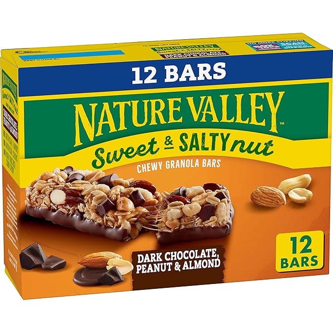 Nature Valley Granola Bars, Dark Chocolate Peanut Almond, 12 ct, 14.4 OZ