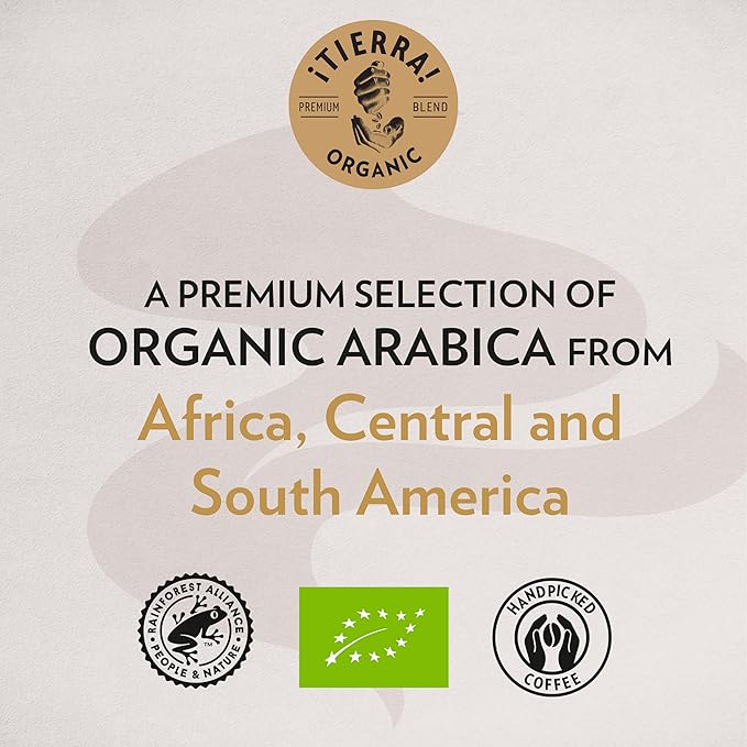 Lavazza Organic Light Roast Arabica Coffee Blend, USDA/Canada Organic Certified, 2.2 Lb