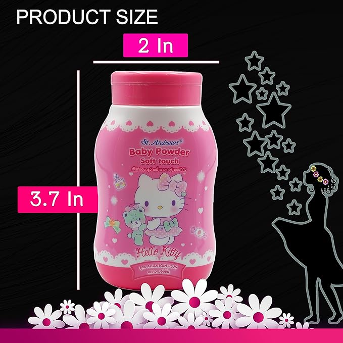 Body Powder for Women Girls Feminine 1.76oz (Pack 6)