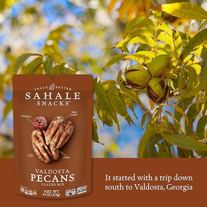 Sahale Snacks Valdosta Pecans Glazed Mix, 4 Ounces 6)
