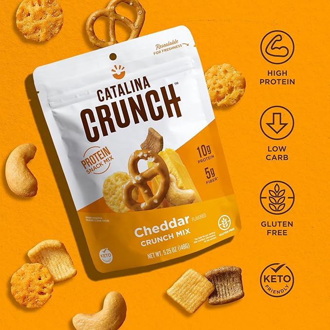 Catalina Crunch Mix Cheddar Protein Snack Mix 5