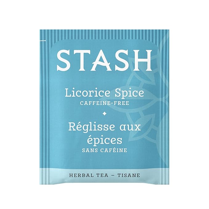 Stash Tea Licorice Spice Herbal Tea, 6 Boxes With 20 Tea Bags Each (120 Tea Bags Total)