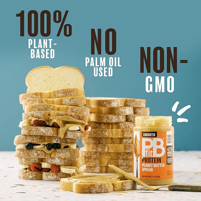 PBfit Peanut Butter: 10g Plant Based 16oz