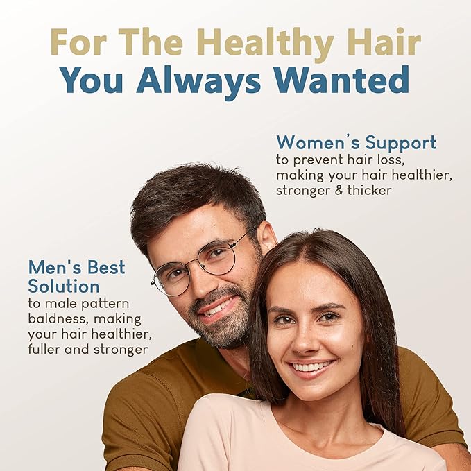 HAIRMETTO® Topical Saw Palmetto and Pumpkin Seed Oil Extract for Hair Loss, Strengthens Hair Roots, Soothes Dry Scalp, with Rosemary, Castor Oil, and Lavender Scent, 4oz Bottle