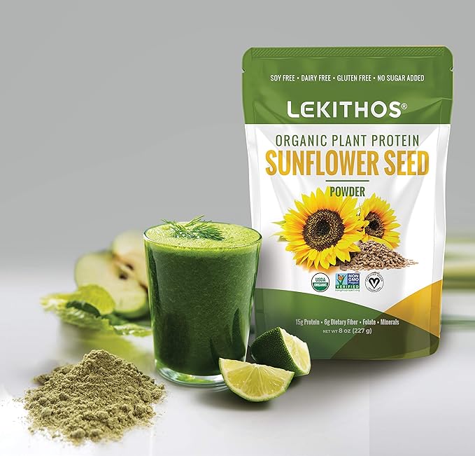 Organic Sunflower Protein Sunflower 8 oz 15g Protein