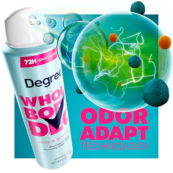 Degree Whole Body Deodorant Rose & 72H Odor 4 oz