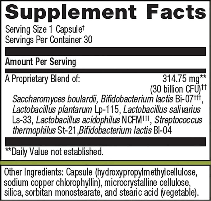 Metagenics UltraFlora Spectrum 30 Capsules