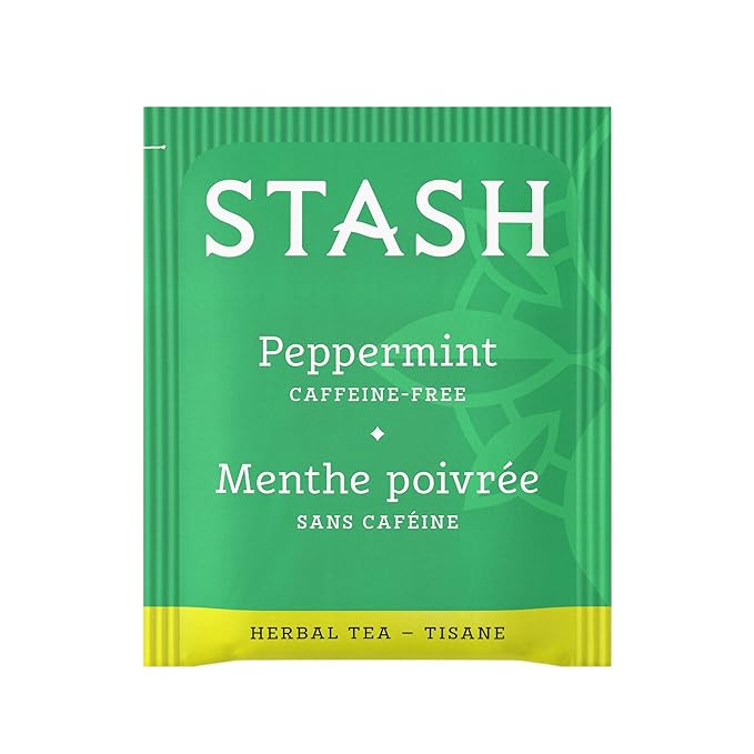 Stash Tea Peppermint Herbal Tea, 6 Boxes of 30 Tea Bags Each (180 Tea Bags Total)
