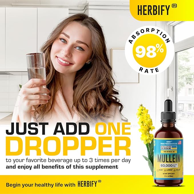 HERBIFY Mullein Drops 2 Oz